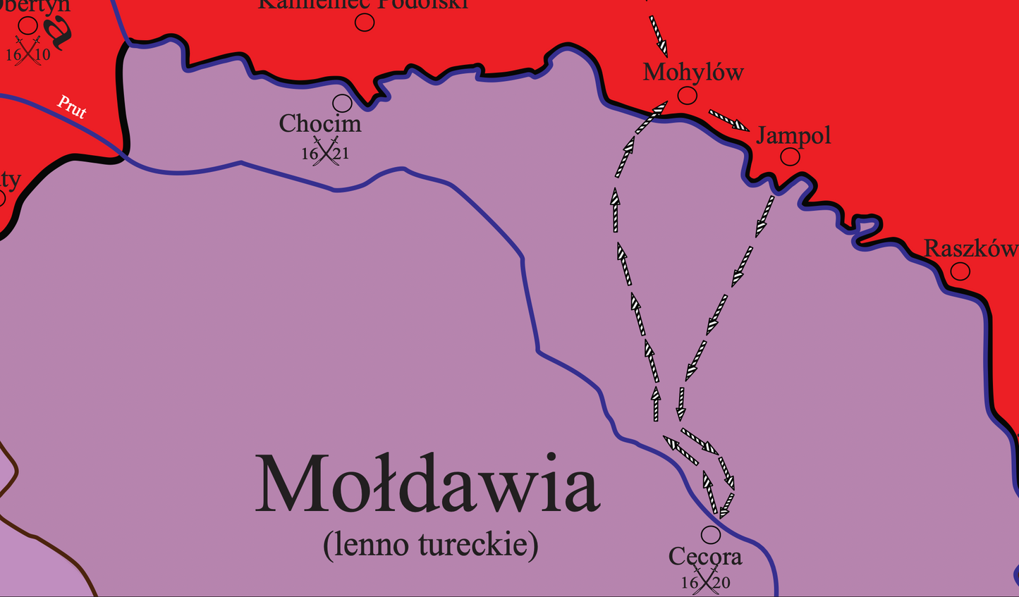 Mapa Historyczna Rzeczypospolitej Obojga Narodów (1569–1648)
