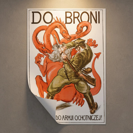 Plakat 1920 DO BRONI (HYDRA)