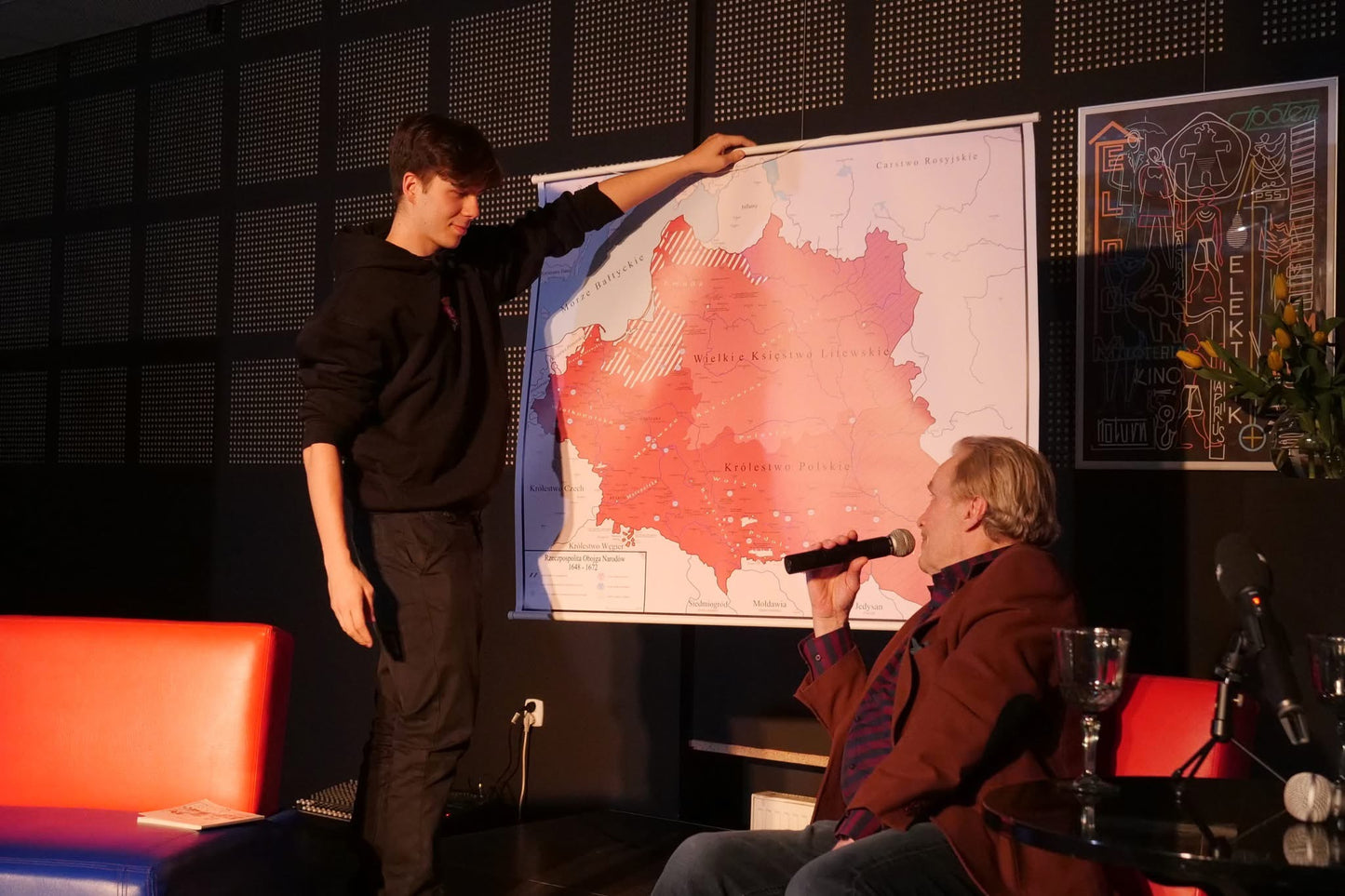 Mapa Trylogiczna 1648–1672 z autografem Daniela Olbrychskiego AUKCJA CHARYTATYWNA