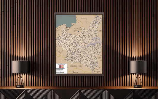 Mapa Szczegółowa II Rzeczypospolitej