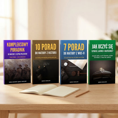 Pakiet TOTALNY: Matura + System Nauki (4 E-booki)