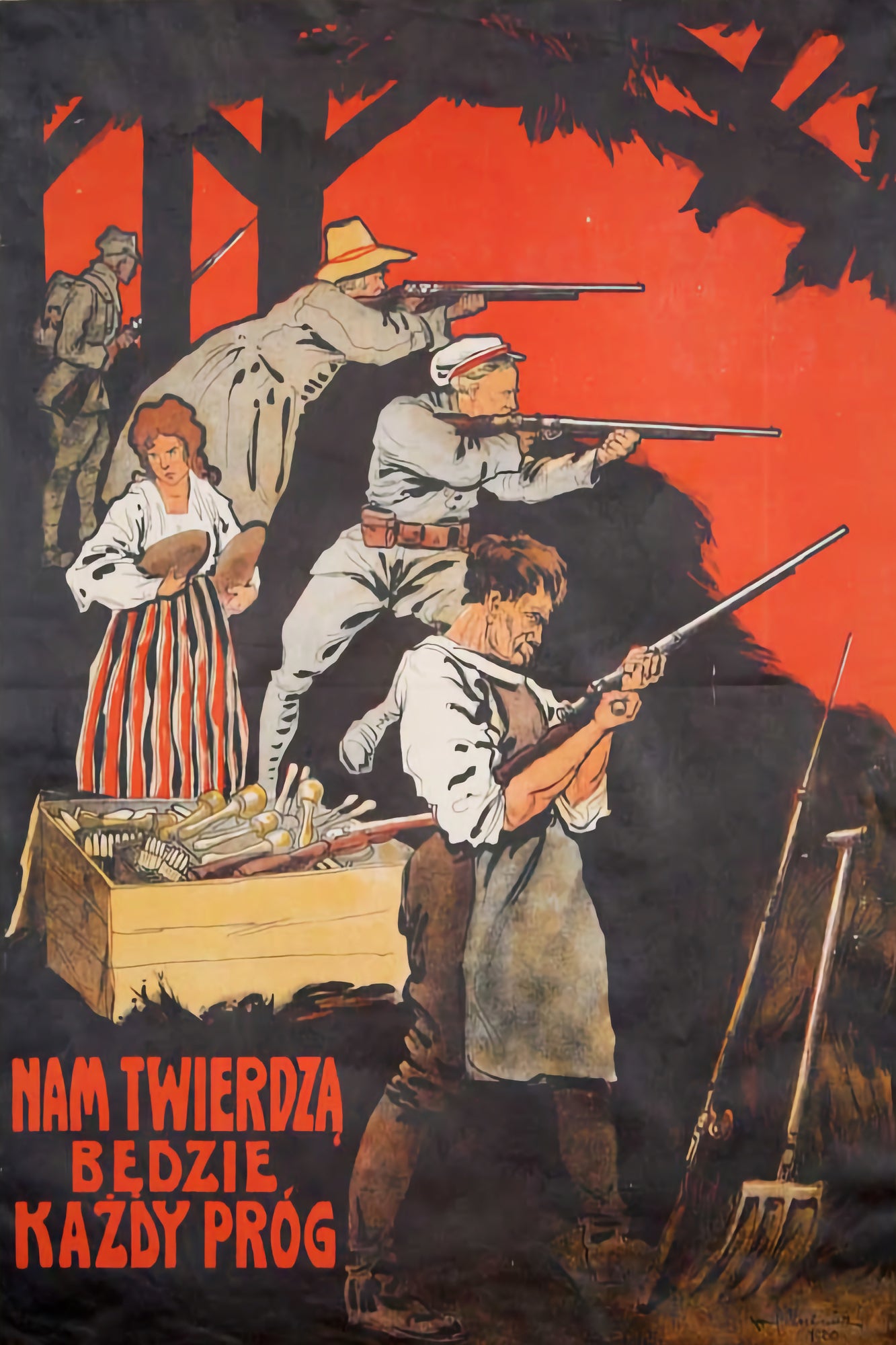 Obraz 1920 NAM TWIERDZĄ BĘDZIE KAŻDY PRÓG