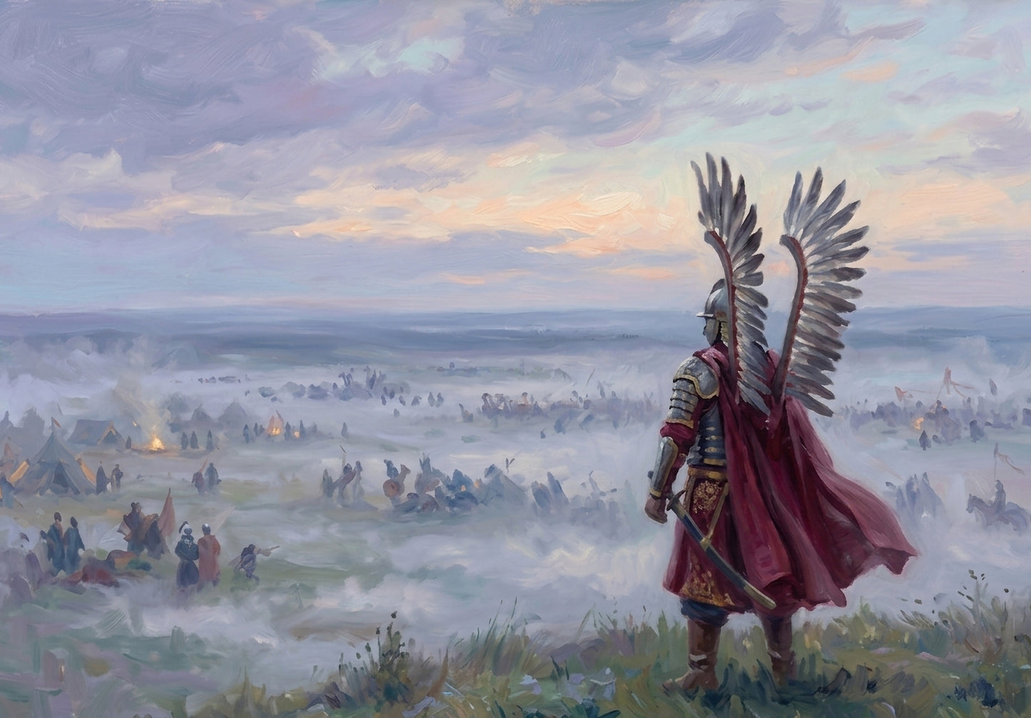 Obraz Samotny Husarz